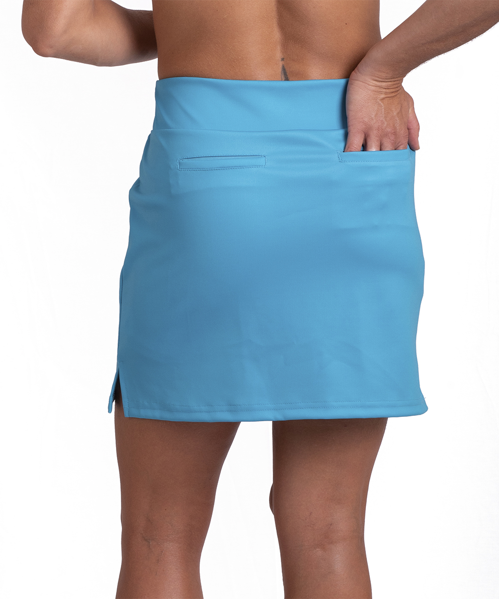 Aqua Skort | Golf Goddess